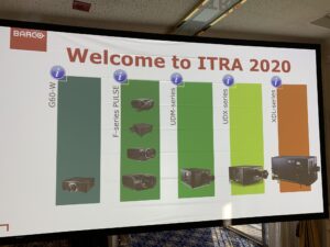 ITRA 2020 welcome sign
