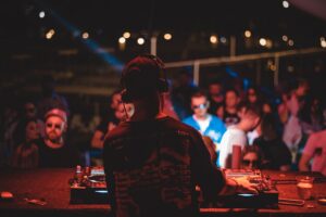 DJ and crowd